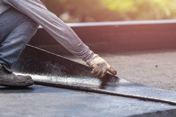 Professional Exterior Waterproofing technician working in Angola, NY